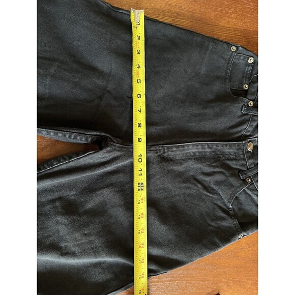 Vintage Deadstock Route 66 Denim Jean Size 14 Boys Black Jeans Straight - Picture 6 of 9